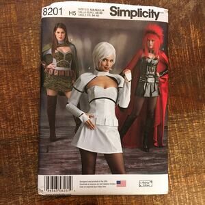 Simplicity sewing pattern 8201 Cosplay Lady storm trooper darth boba 6-14 UNCUT